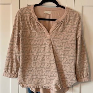 Synergy organic cotton Fox top blush pink